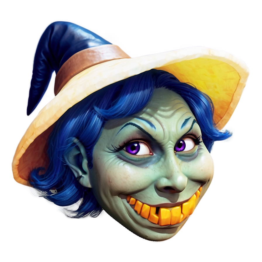 Witch Face Halloween Png Dgu