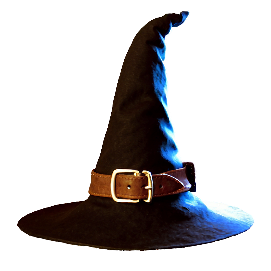 Witch Hat On Broomstick Png Rid