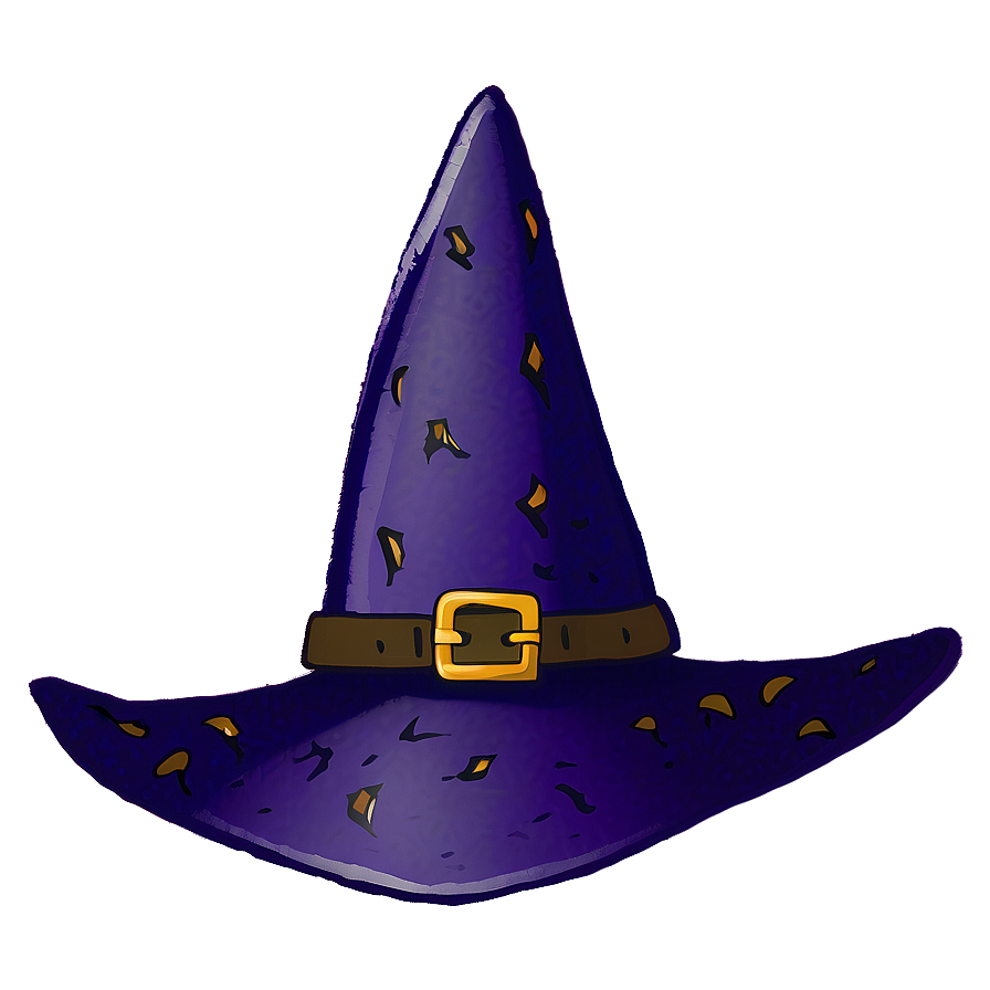 Witch Hat With Cobwebs Png 91