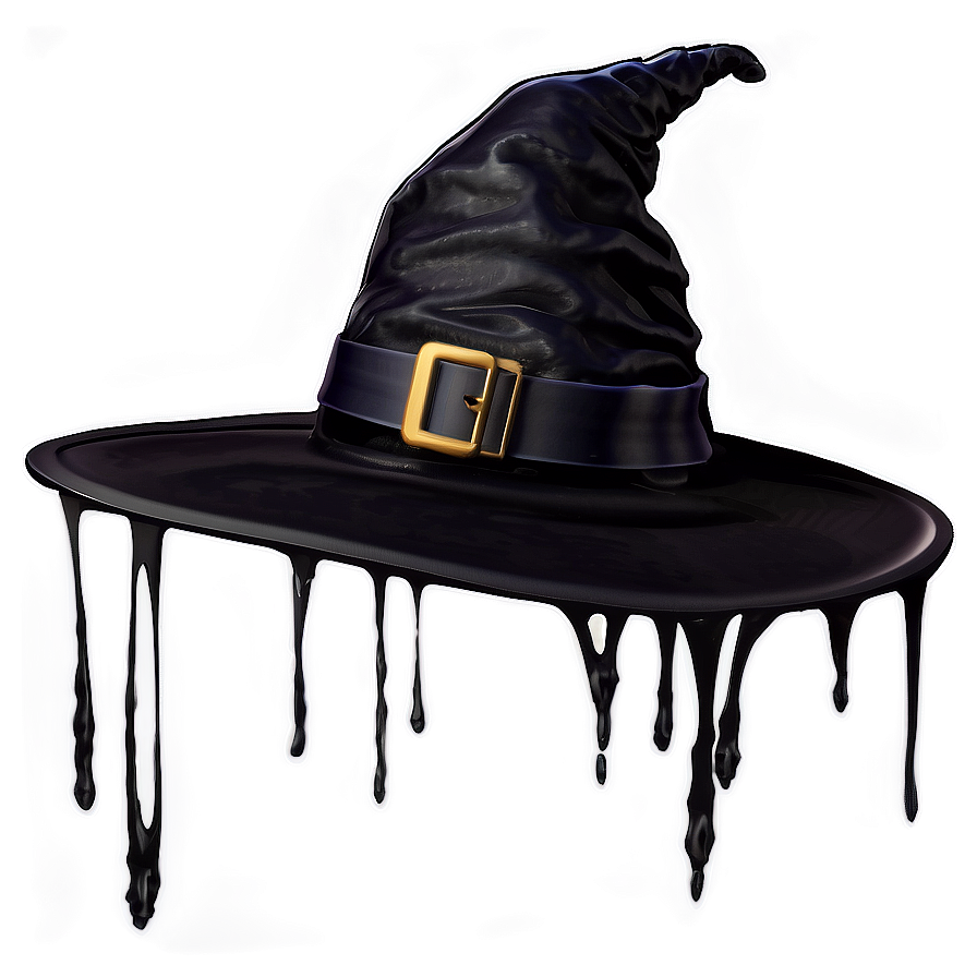 Witch Hat With Ghosts Png Cxk