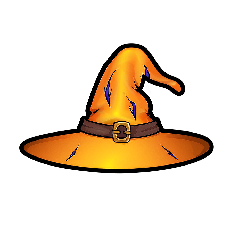 Witch Hat With Lightning Png Sii48