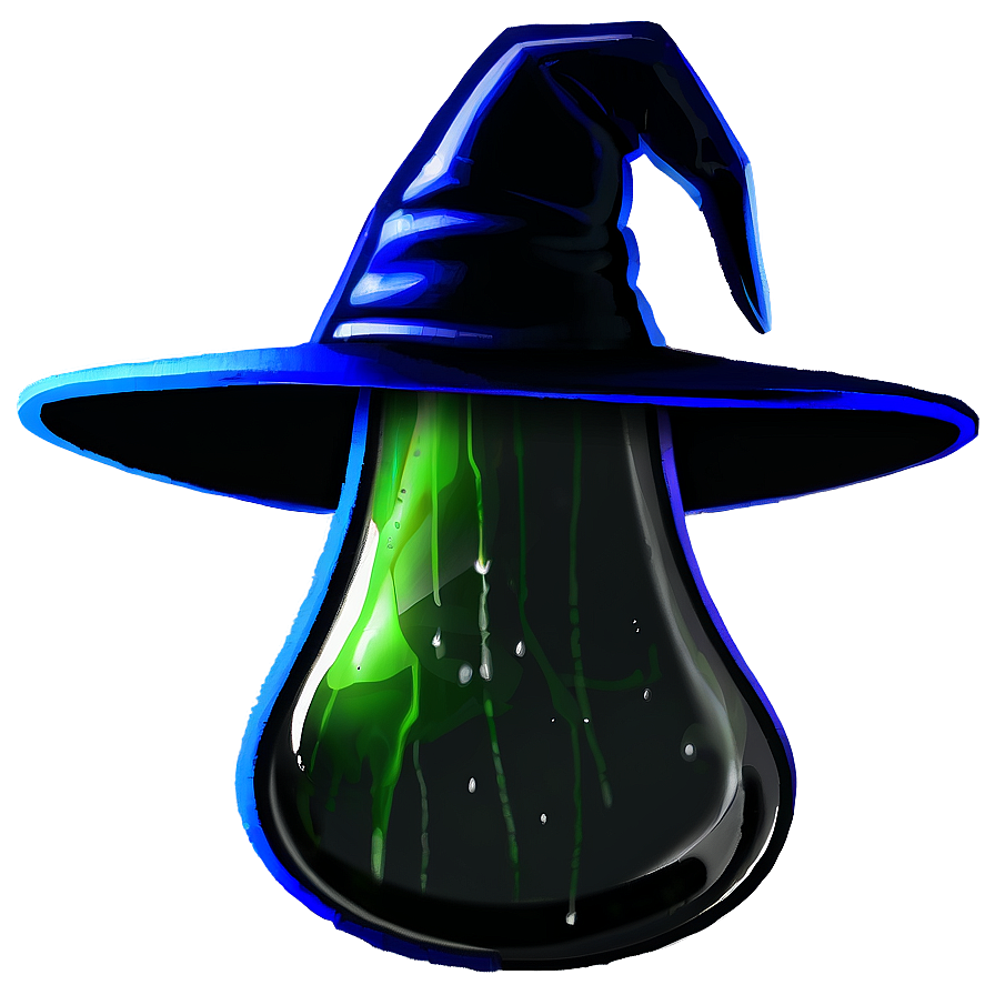 Witch Hat With Potion Png 06292024