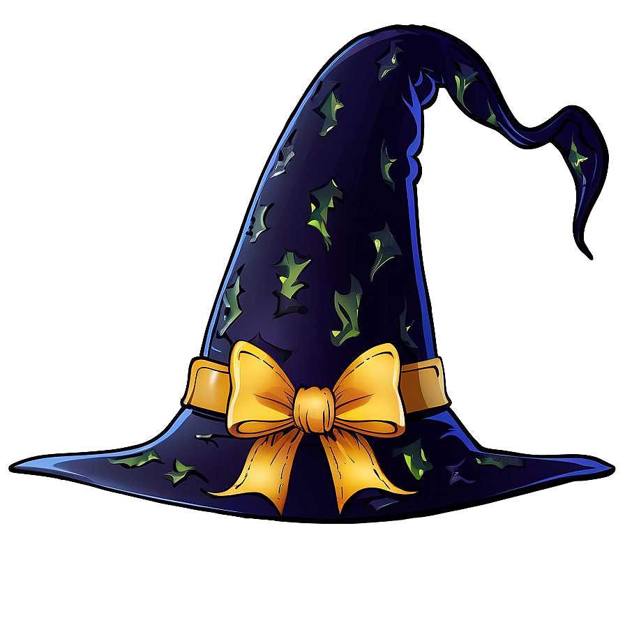 Witch Hat With Ribbon Png 82