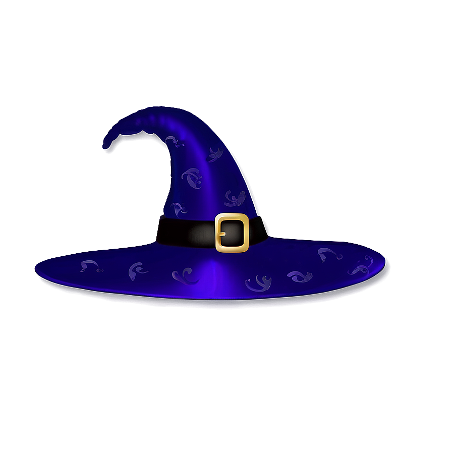 Witch Hat With Scrolls Png Ycw43