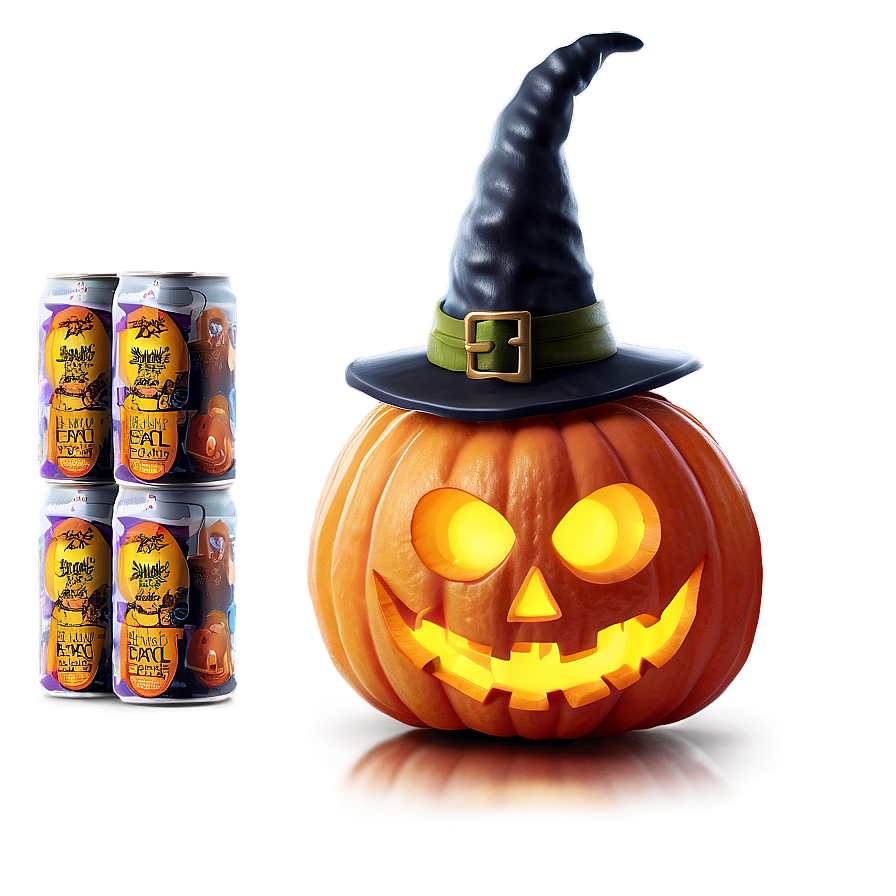 Witch's Scary Pumpkin Brew Png 25