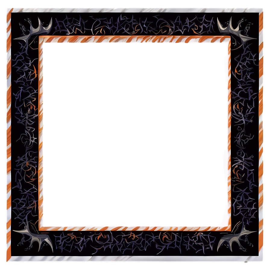 Witch-themed Halloween Border Png 06202024