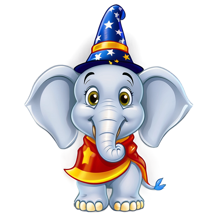 Wizard Cartoon Elephant Png 06272024