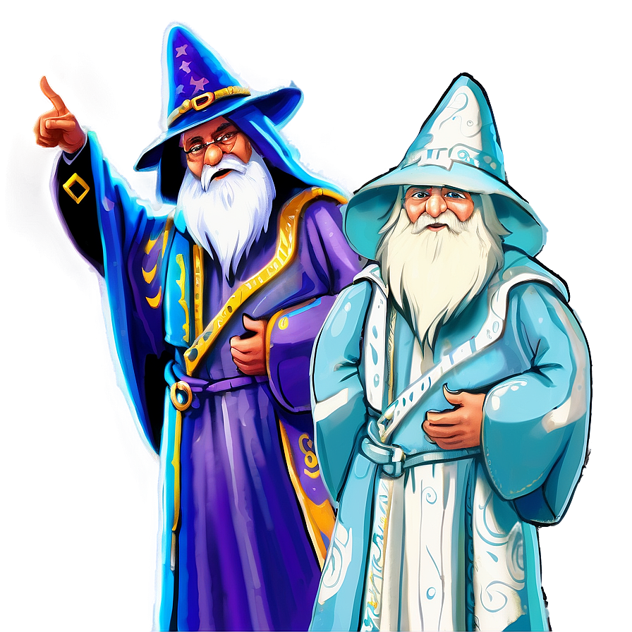 Wizard In Spellbinding Robes Png Pla38