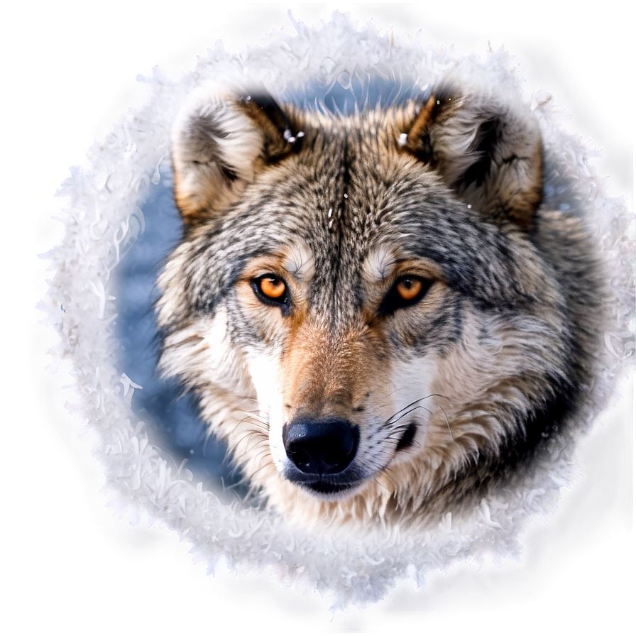 Wolf Eyes In Snow Png Cad56