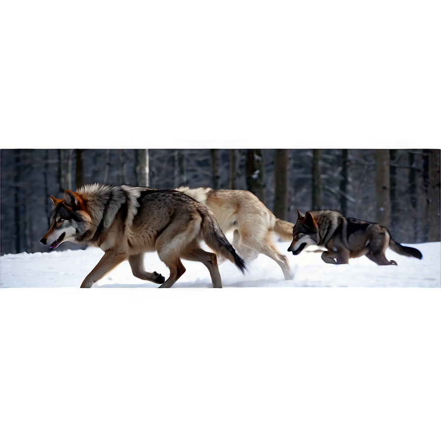 Wolf Pack In The Wild Png 05032024