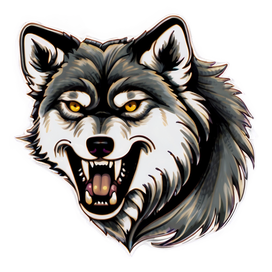 Wolf Tattoo Outline Png 75