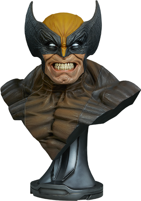 Wolverine Bust Figure Snarl