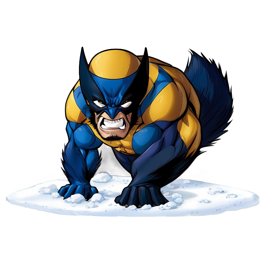 Wolverine In Snow Png 16