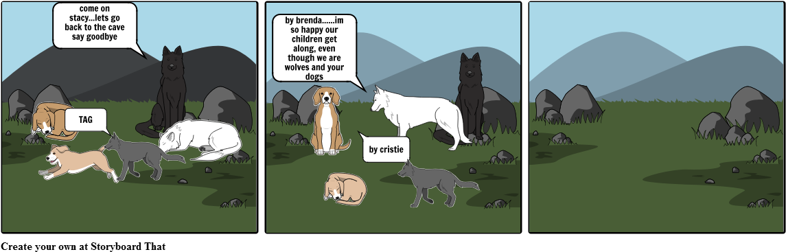 Wolves And Dogs Comic Strip