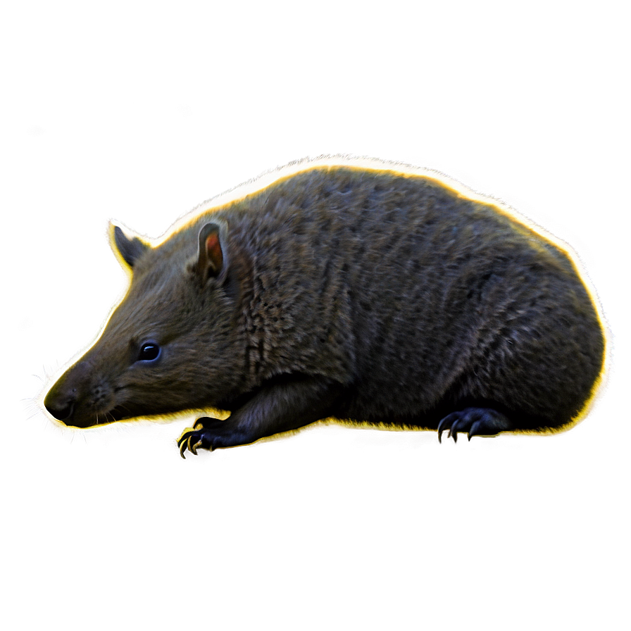 Wombat Silhouette Png 35