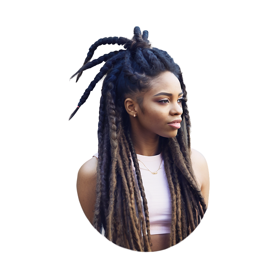 Women's Dreadlocks Styles Png 84