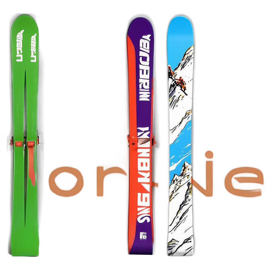 Women's Skis Png Blc