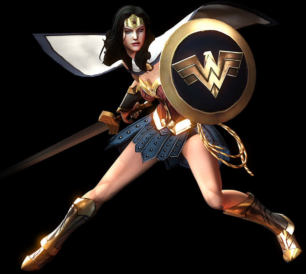 Wonder Woman Action Pose