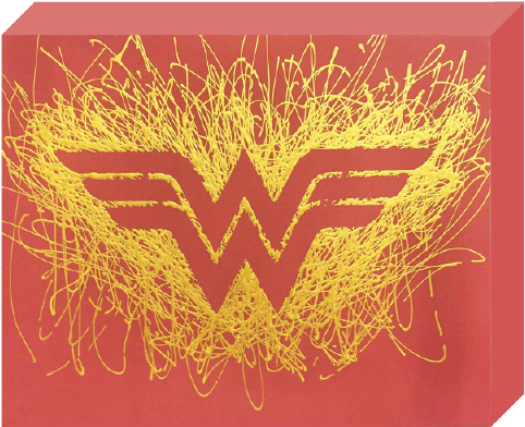 Wonder Woman Logo Artistic Interpretation