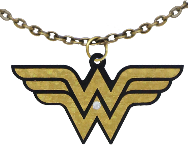 Wonder Woman Logo Pendant Necklace