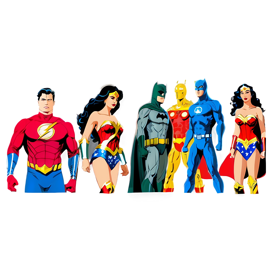 Wonder Woman With Justice League Png 05212024