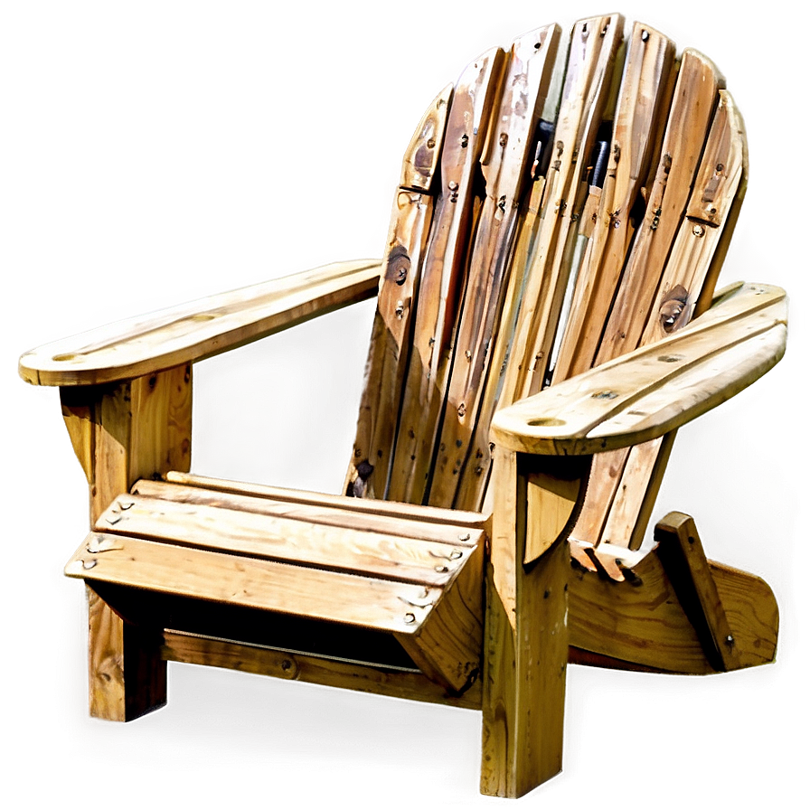 Wood Adirondack Chair Png 06292024