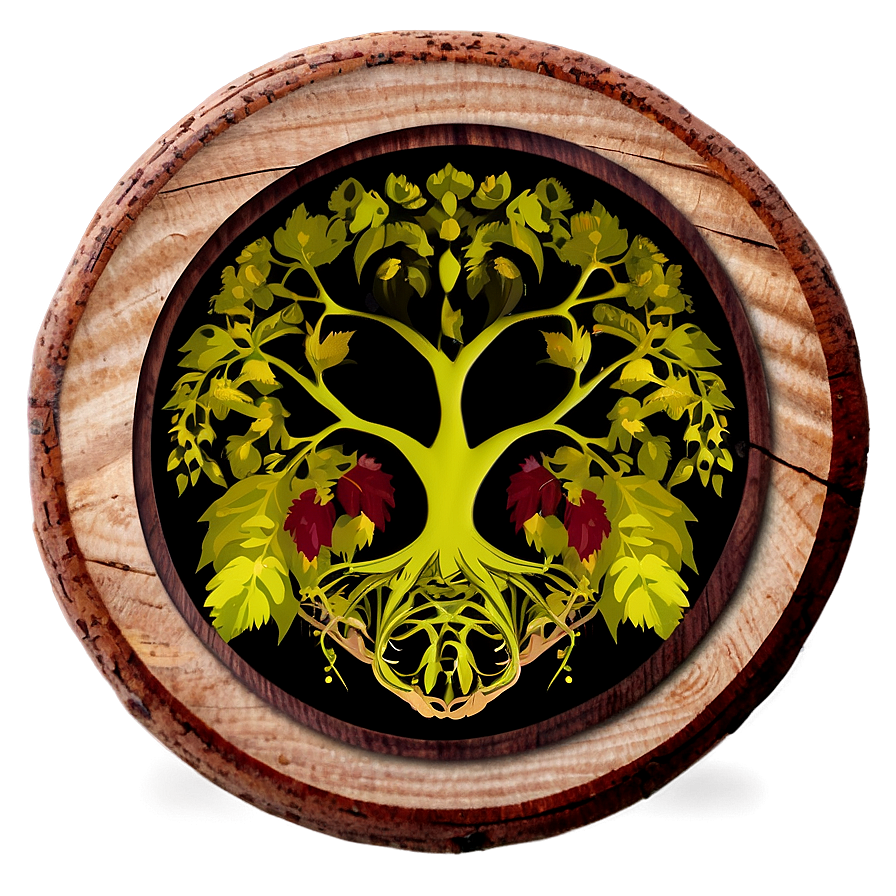 Wood Circle Coaster Png Wxd