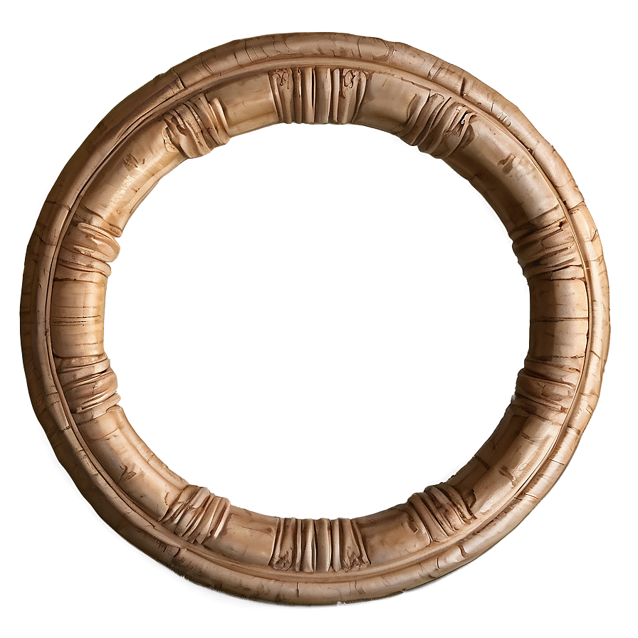 Wood Circle Frame Png 97