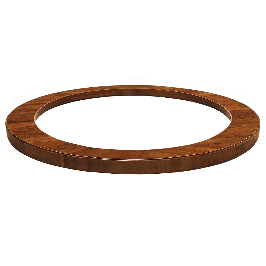 Wood Circle Panel Design Png 1