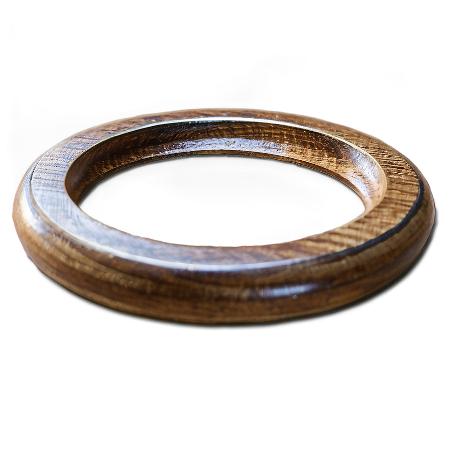 Wood Circle Ring Png 06282024