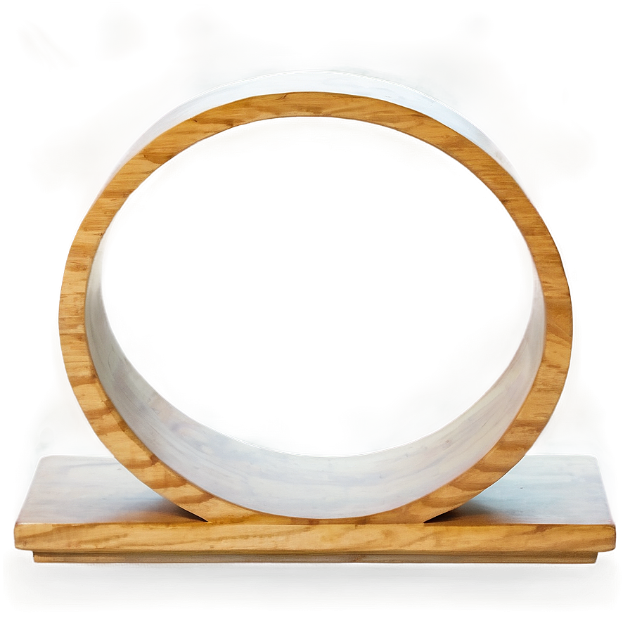 Wood Circle Shelf Design Png 49