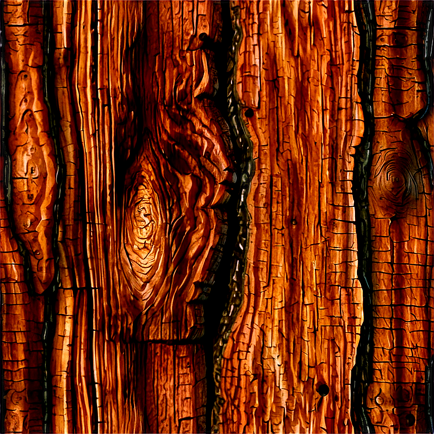 Wood Grain With Bark Png Twu40