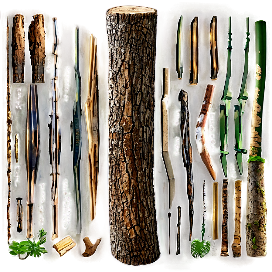 Wood Log Collection Png 2