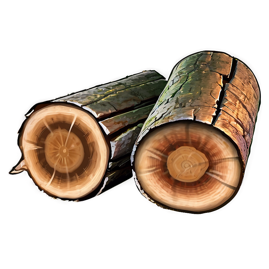 Wood Log Illustration Png 06292024