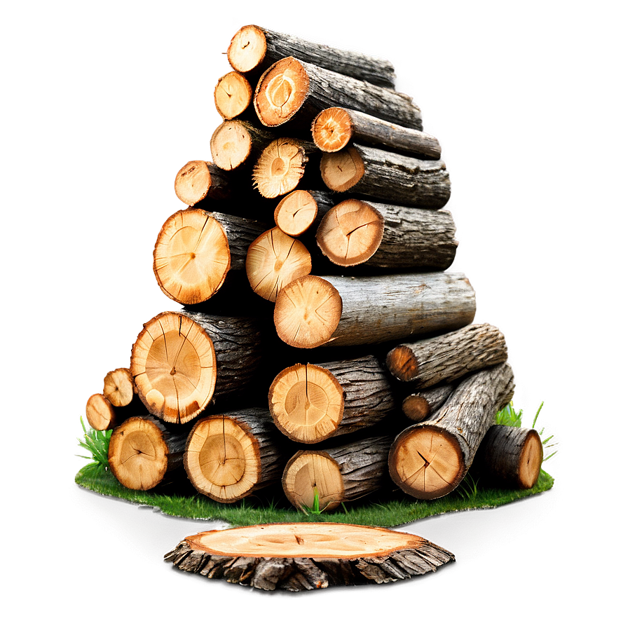 Wood Log Stack Png 06292024