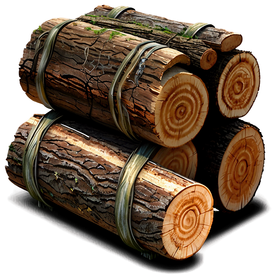 Wood Log Stack Png Bgm19