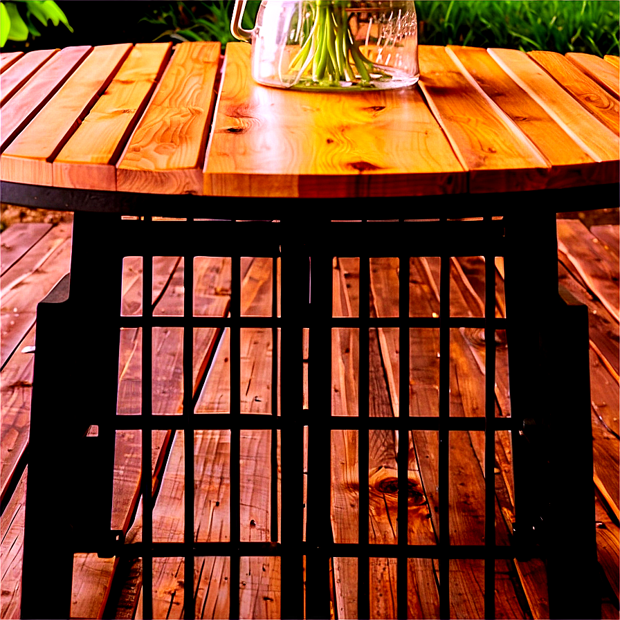 Wood Outdoor Table Png 06282024