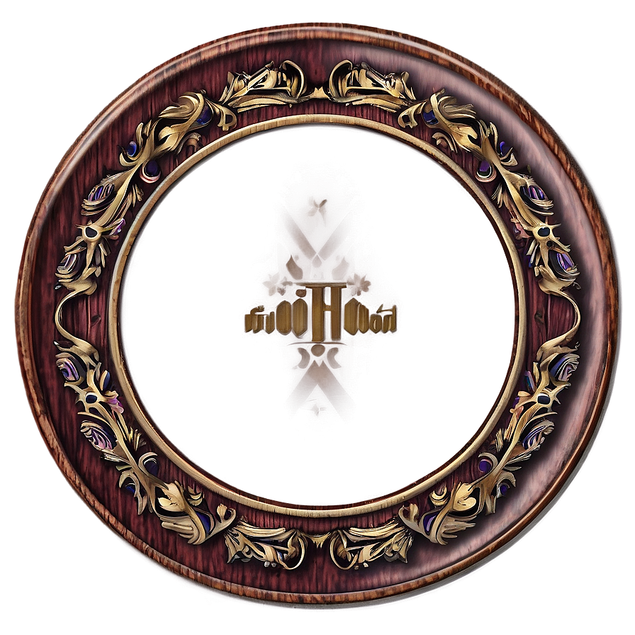 Wooden Certificate Frame Png 06262024