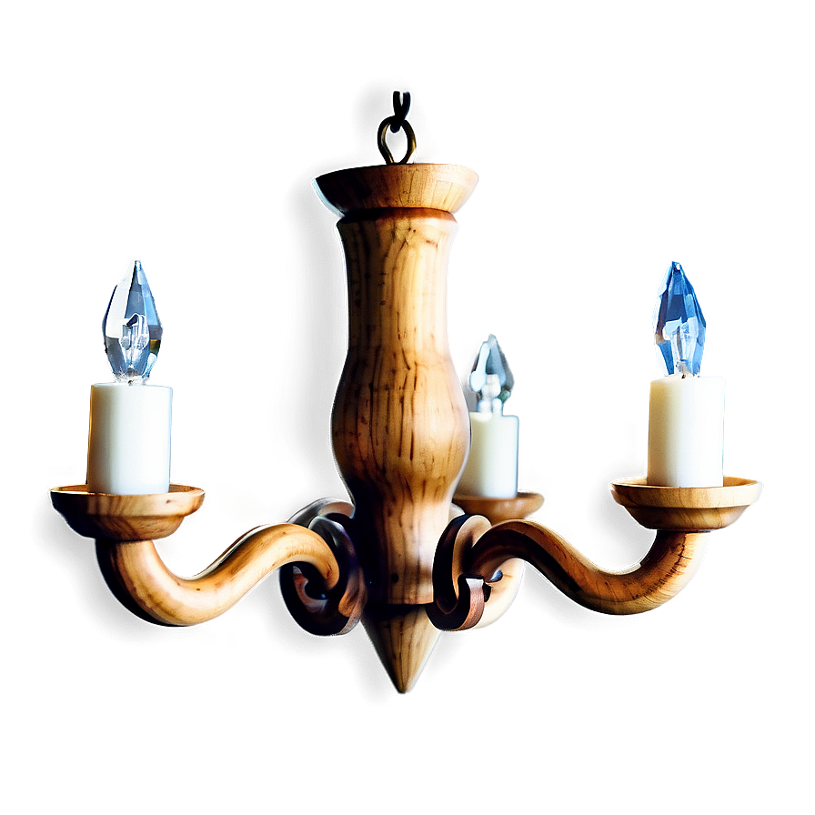 Wooden Chandelier Png Kqs