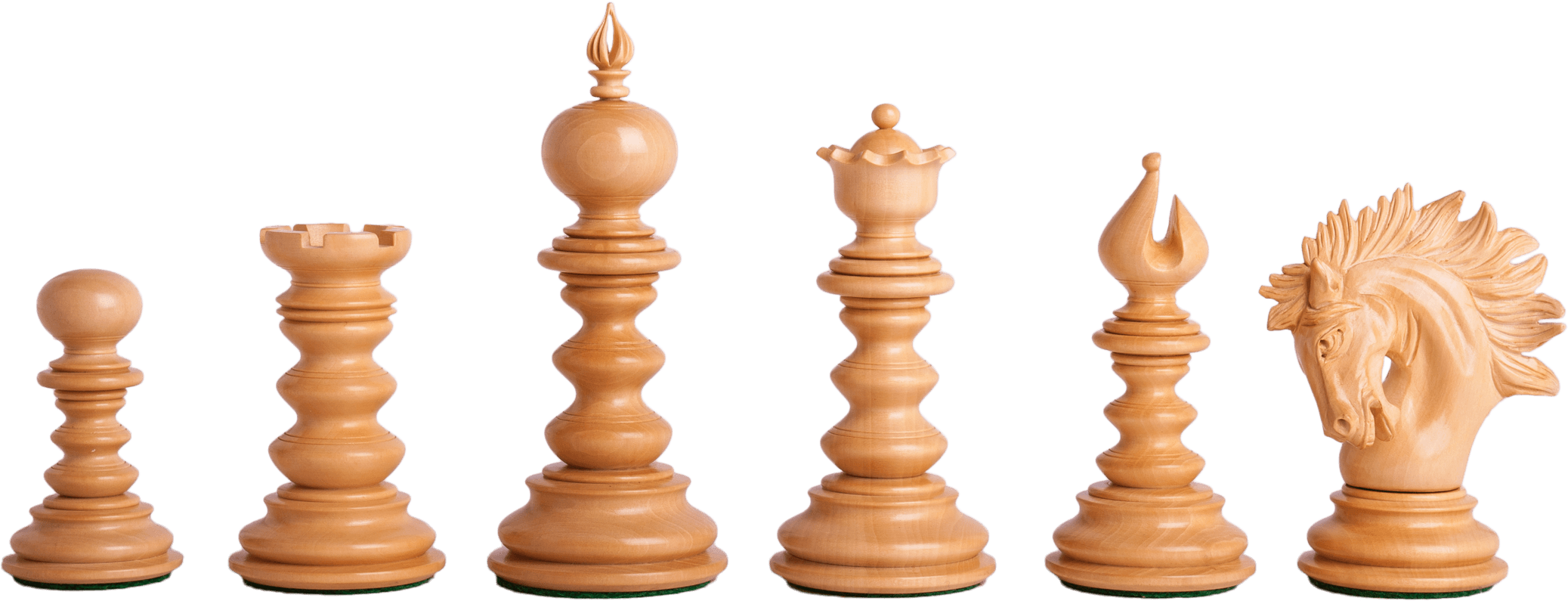 Wooden Chess Pieces Set