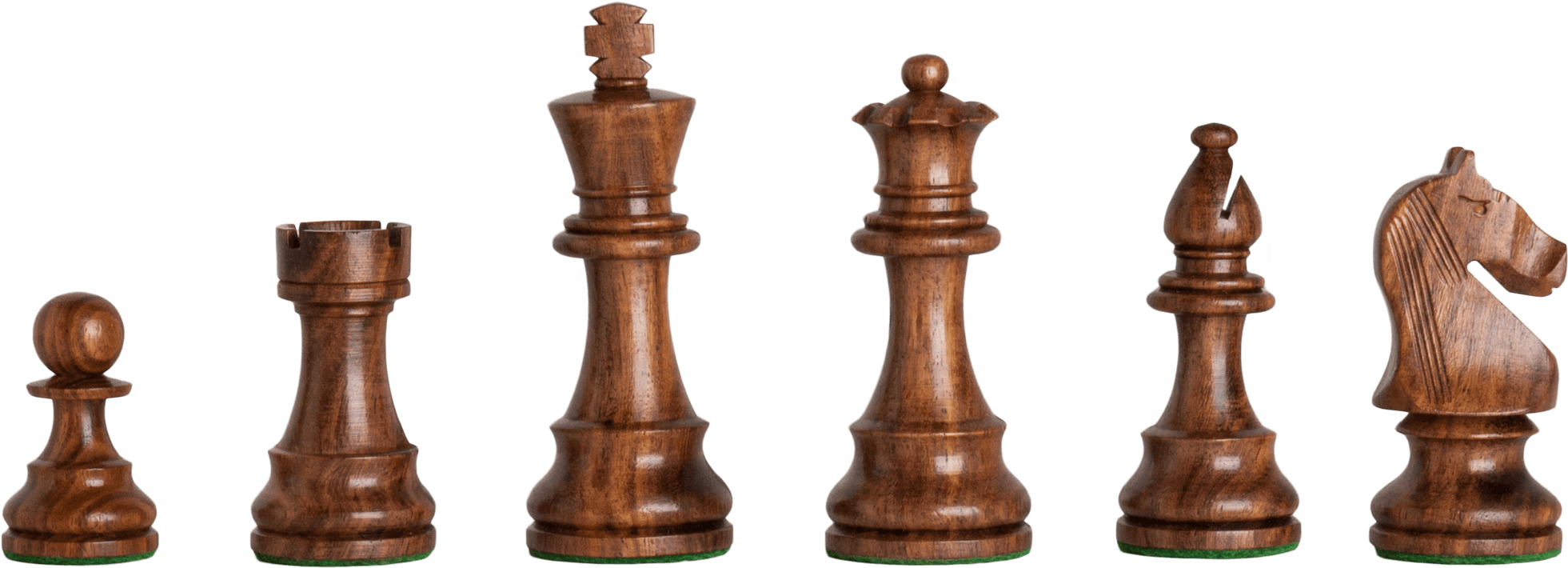 Wooden Chess Pieces Set