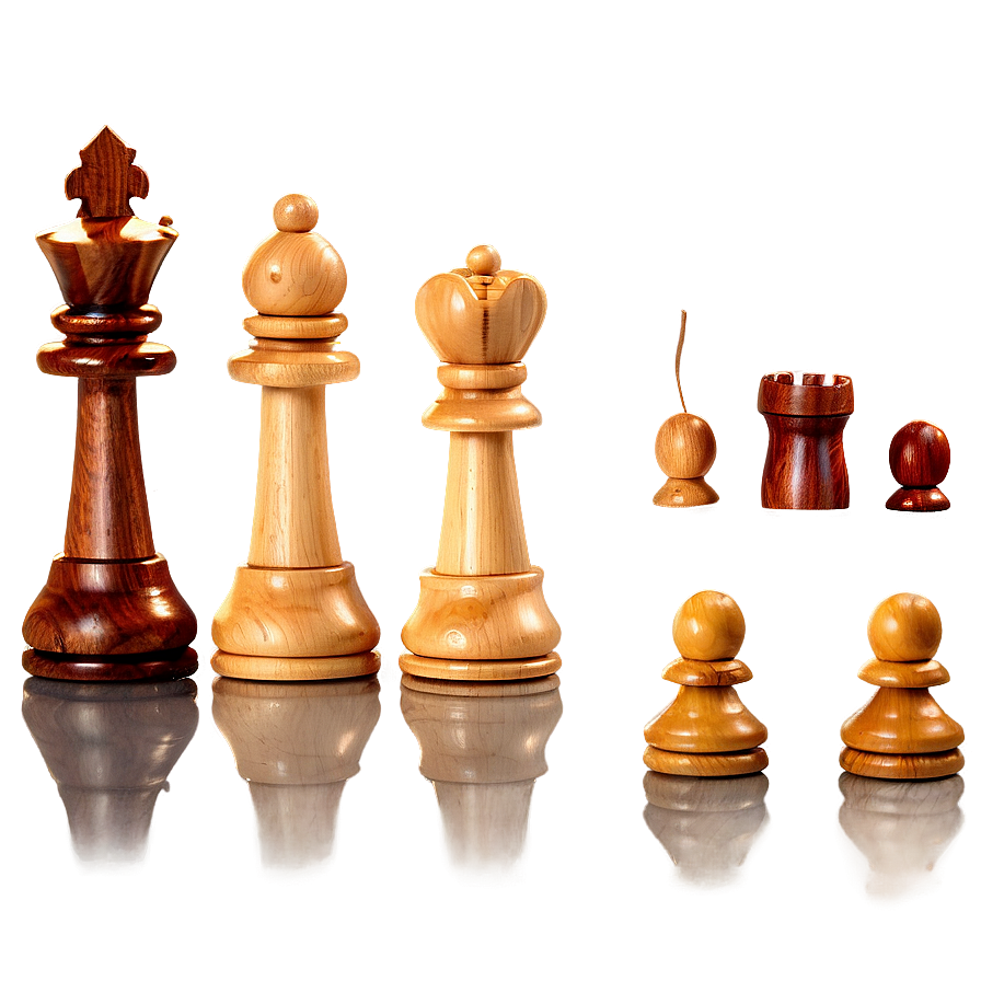 Wooden Chess Pieces Texture Png Cws76