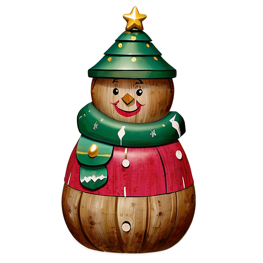 Wooden Christmas Figurines Png Ngw