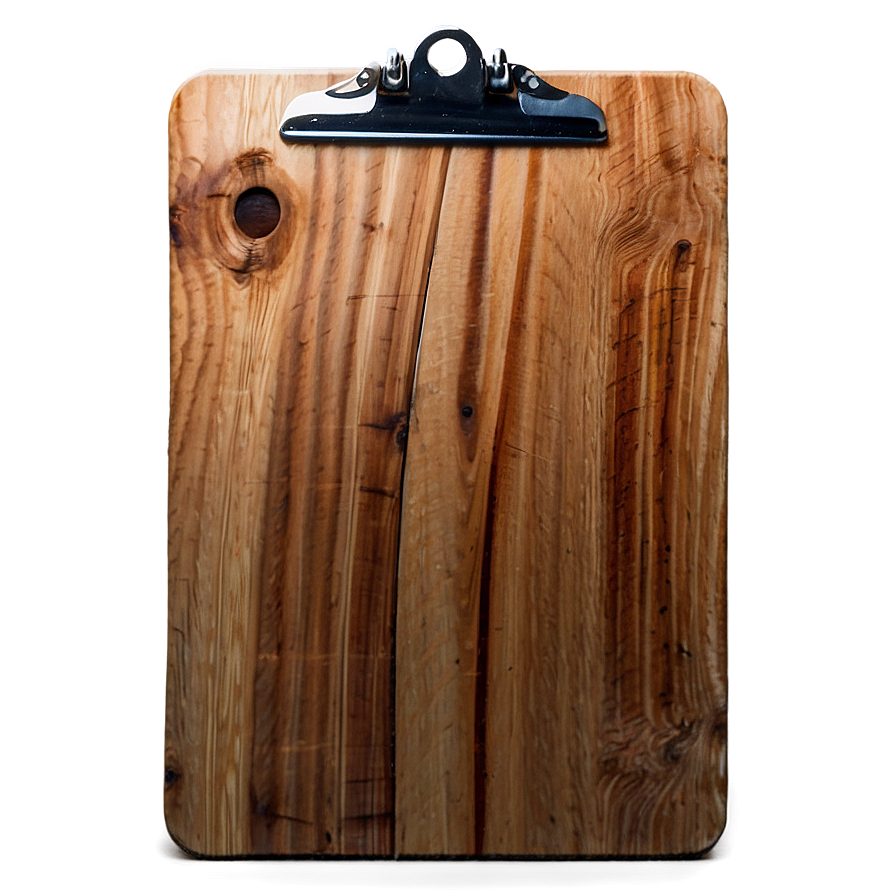 Wooden Clipboard Png 05252024