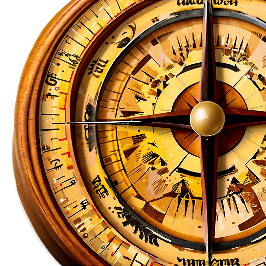 Wooden Compass Png Yji