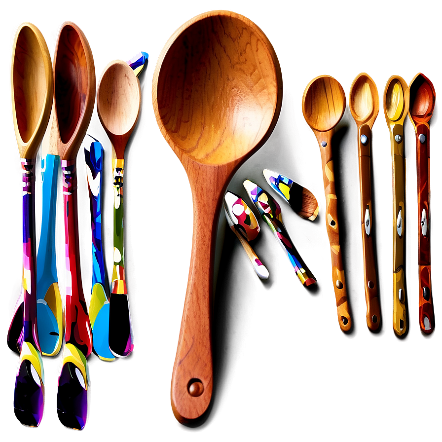 Wooden Cooking Spoons Png 39