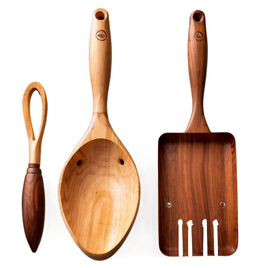 Wooden Cooking Utensils Png Fcl40