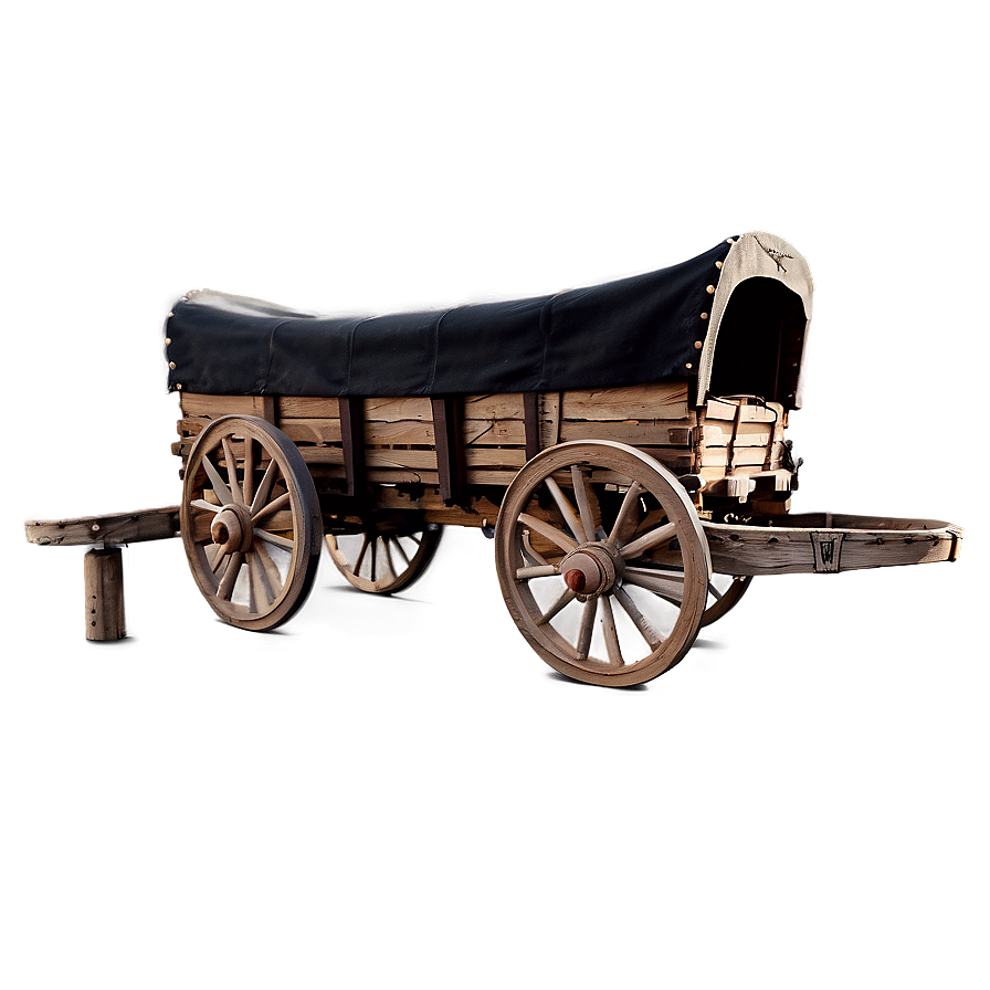 Wooden Covered Wagon Model Png Oxd