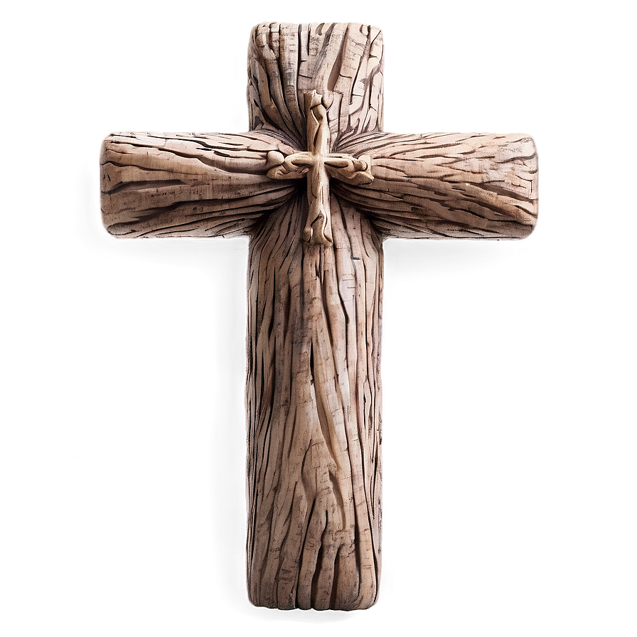 Wooden Cross Art Png 05252024