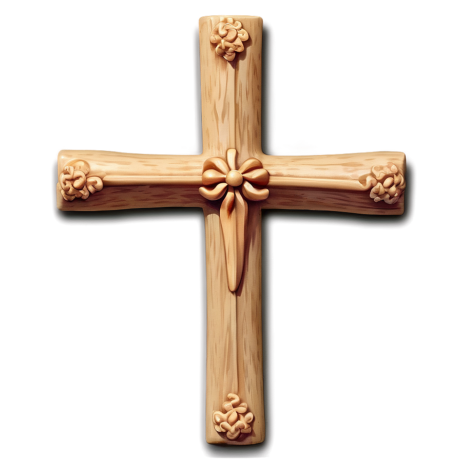 Wooden Cross Decoration Png Myp